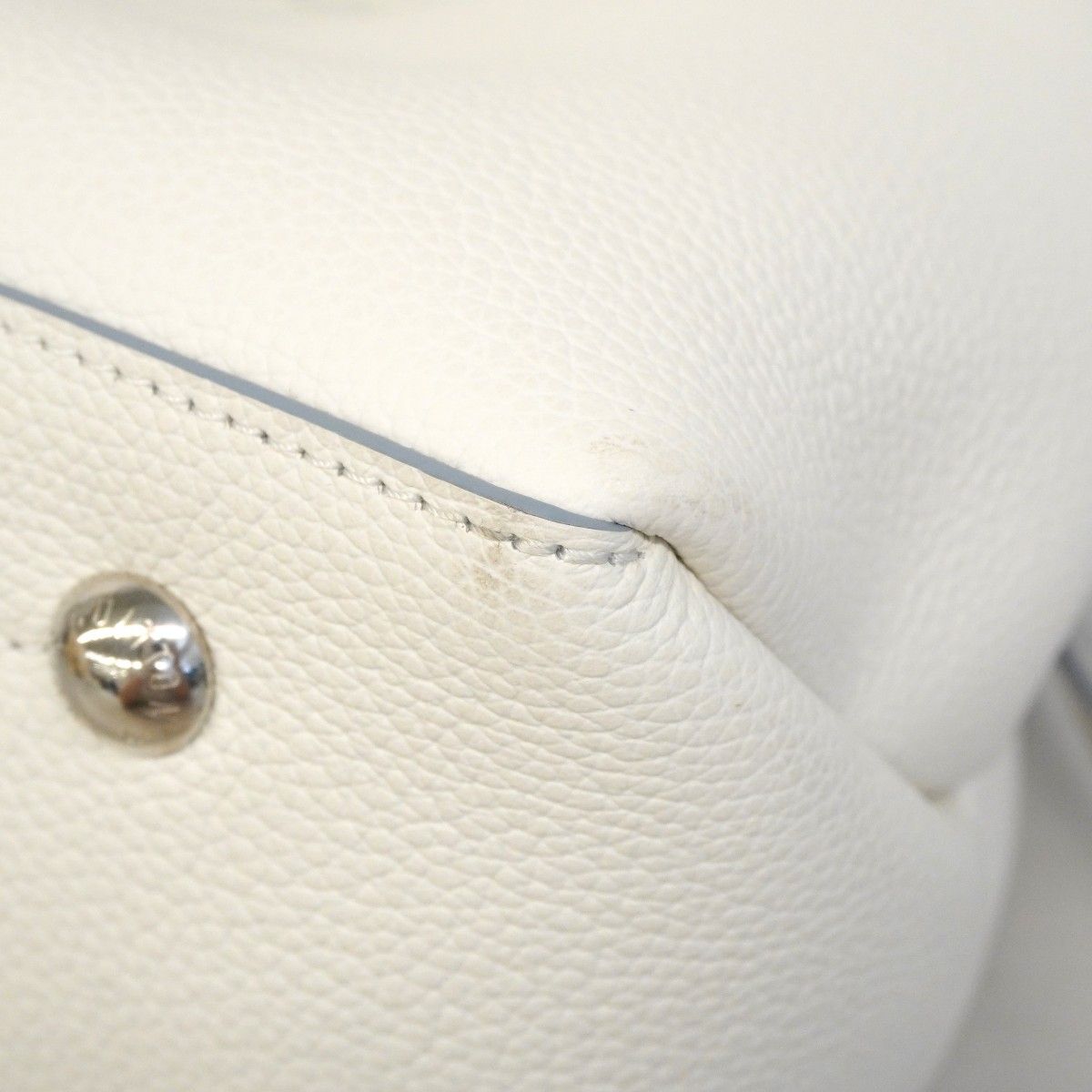 Louis Vuitton Handbag Mahina Bella White Light Blue 2-Way — view 6
