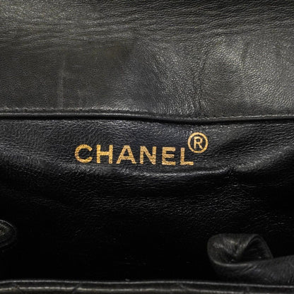 Chanel Backpack Quilted Lambskin Black Gold — view 5