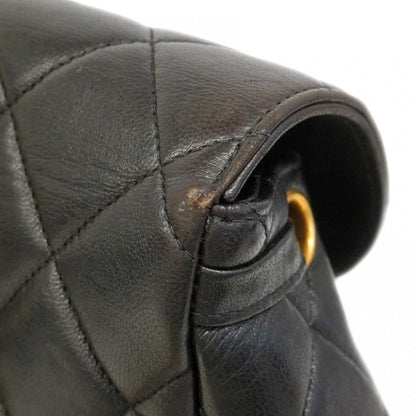 Chanel Backpack Quilted Lambskin Black Gold — view 6