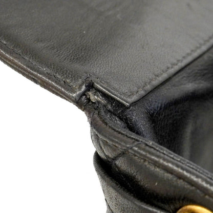 Chanel Backpack Quilted Lambskin Black Gold — view 7