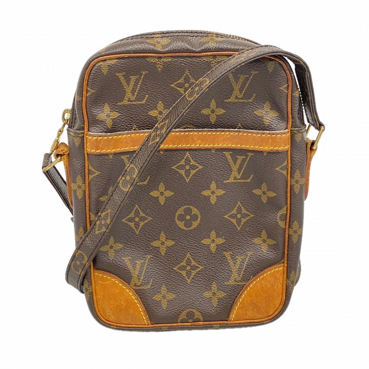 Louis Vuitton Shoulder Bag Monogram Danube Brown
