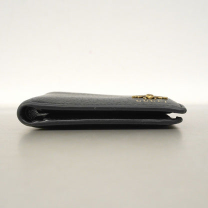 Gucci Wallet Bi Leather Black Gold — view 3