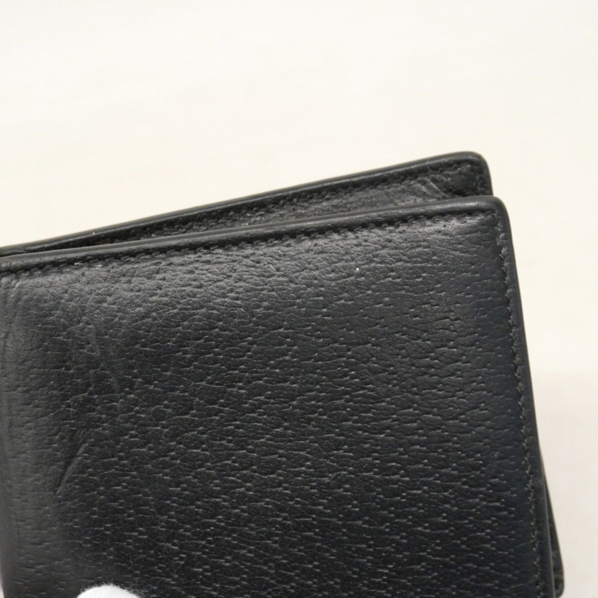 Gucci Wallet Bi Leather Black Gold — view 8