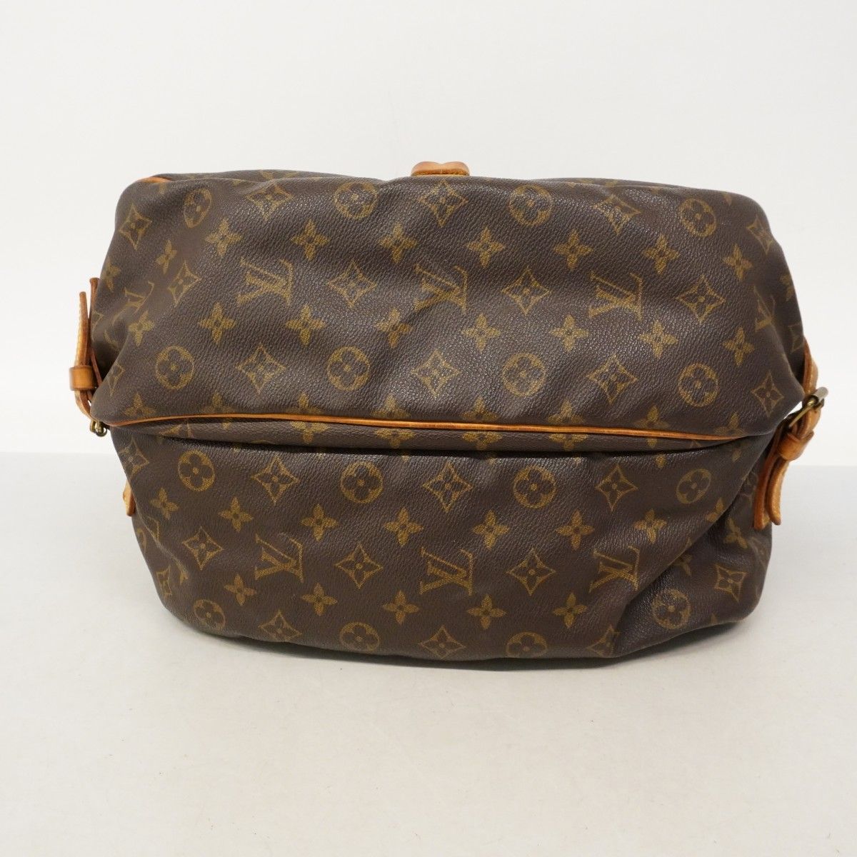 Louis Vuitton Shoulder Bag Monogram Saumur 35 Brown — view 3