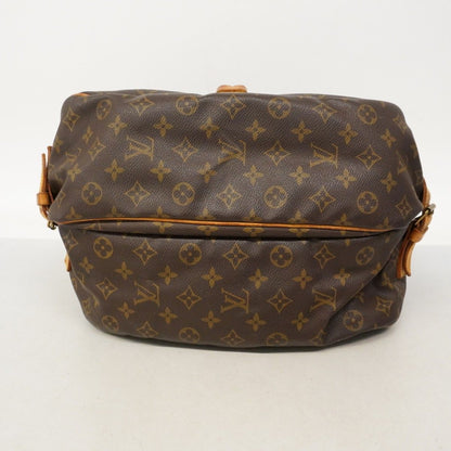 Louis Vuitton Shoulder Bag Monogram Saumur 35 Brown — view 3