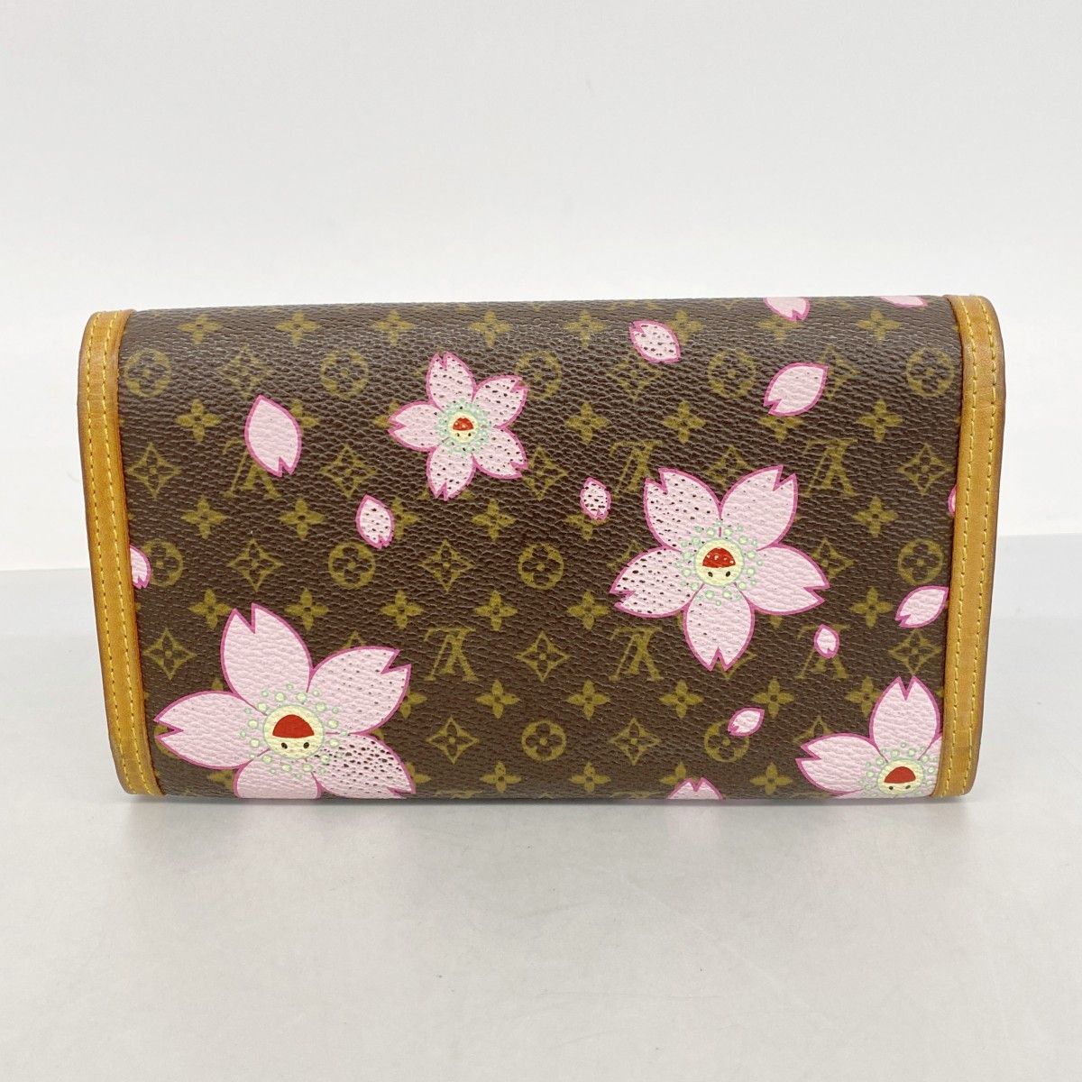Louis Vuitton Trifold Wallet Monogram Cherry Blossom Porte Tresor International — view 8