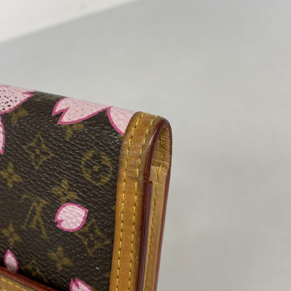 Louis Vuitton Trifold Wallet Monogram Cherry Blossom Porte Tresor International — view 5