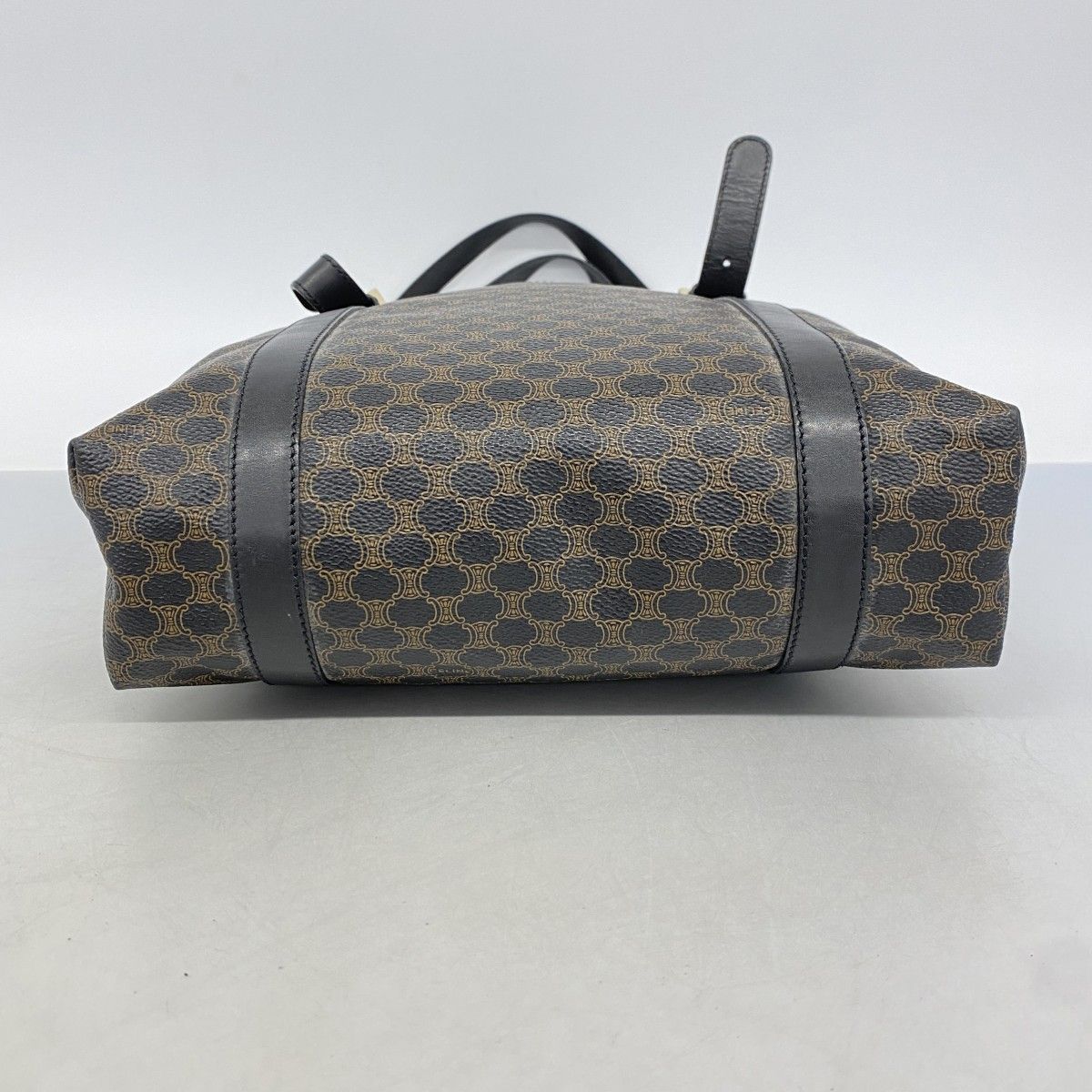 Celine Tote Macadam Brown Black Gold — view 3