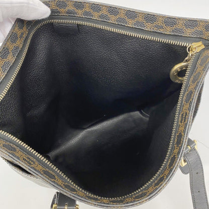 Celine Tote Macadam Brown Black Gold — view 4