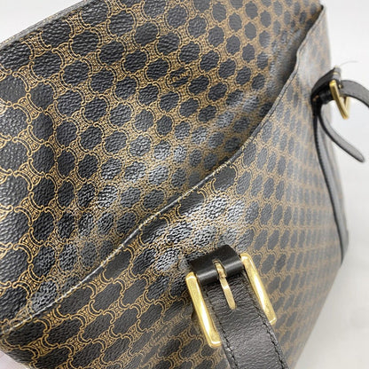 Celine Tote Macadam Brown Black Gold — view 9
