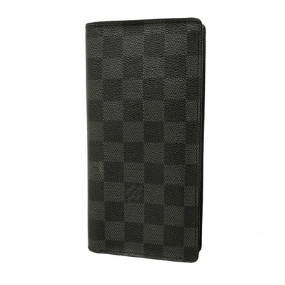 Louis Vuitton Wallet Damier Graphite Portefeuille Brazza Black