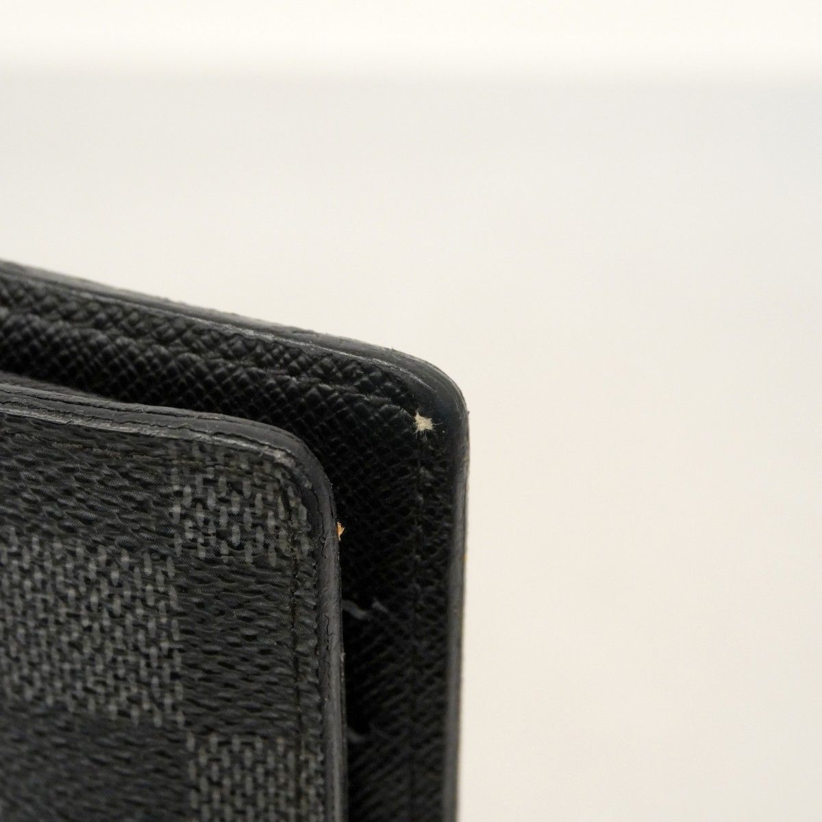 Louis Vuitton Wallet Damier Graphite Portefeuille Brazza Black — view 9