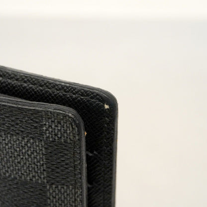 Louis Vuitton Wallet Damier Graphite Portefeuille Brazza Black — view 9