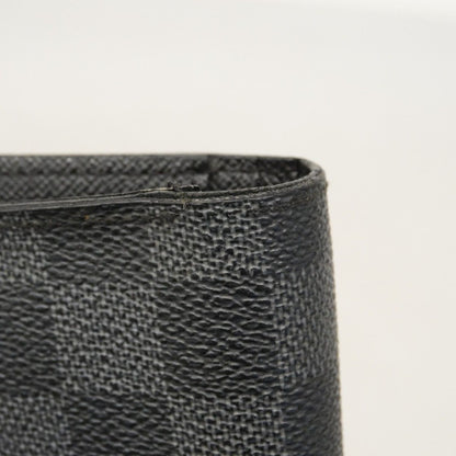 Louis Vuitton Wallet Damier Graphite Portefeuille Brazza Black — view 8