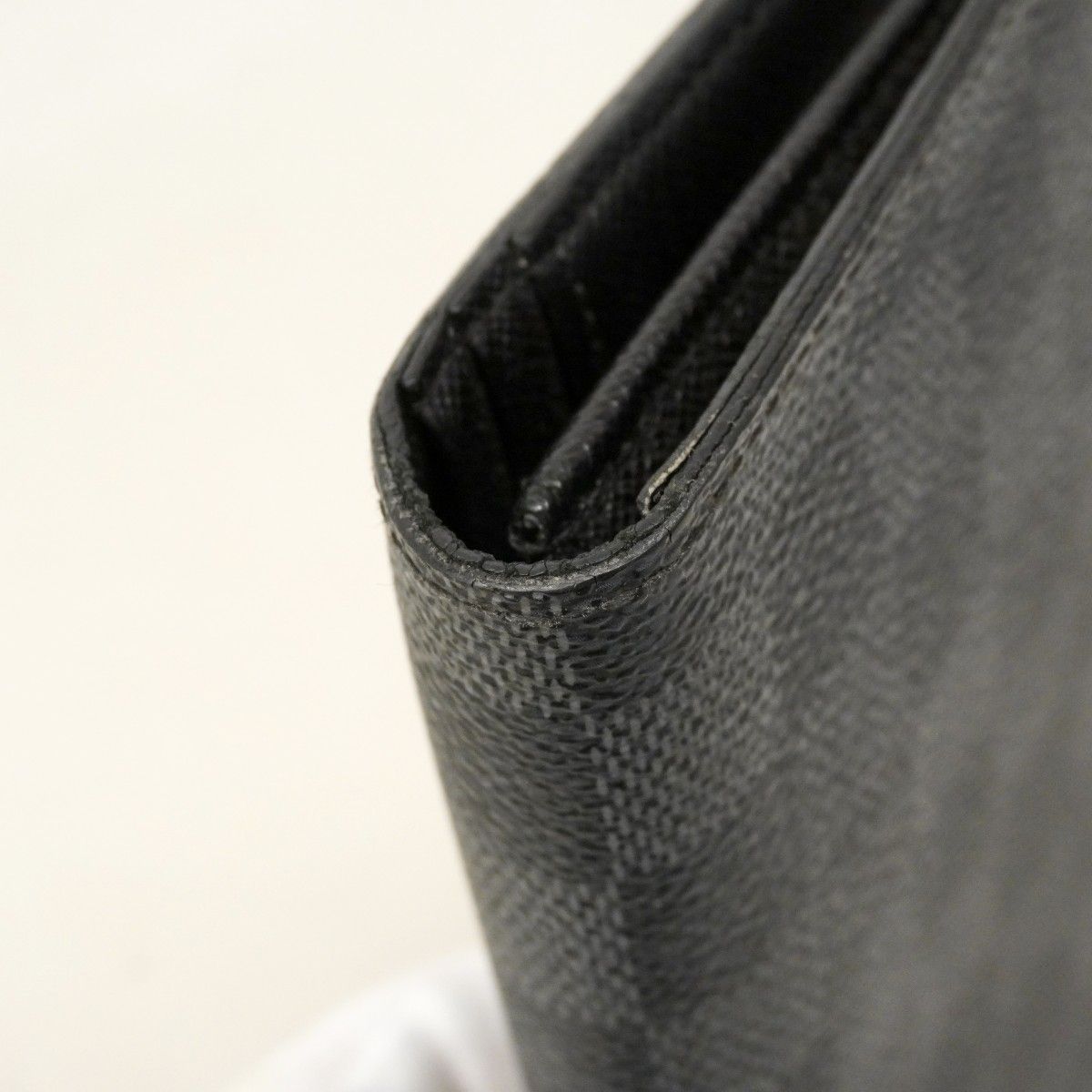 Louis Vuitton Wallet Damier Graphite Portefeuille Brazza Black — view 7