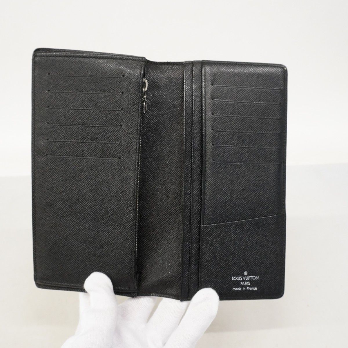 Louis Vuitton Wallet Damier Graphite Portefeuille Brazza Black — view 4