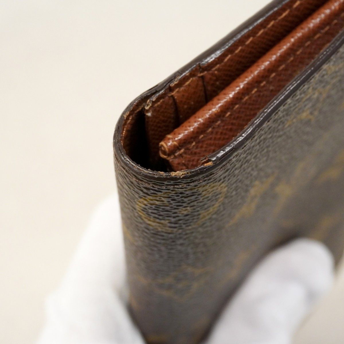 Louis Vuitton Wallet Monogram Portefeuille Brazza Brown — view 7