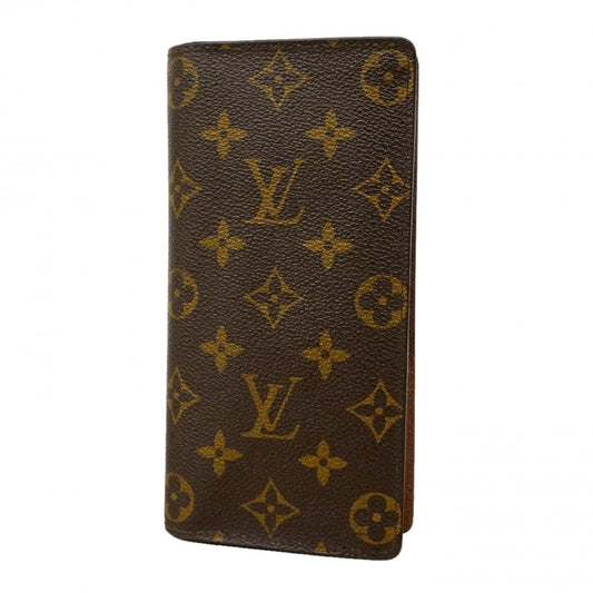 Louis Vuitton Wallet Monogram Portefeuille Brazza Brown