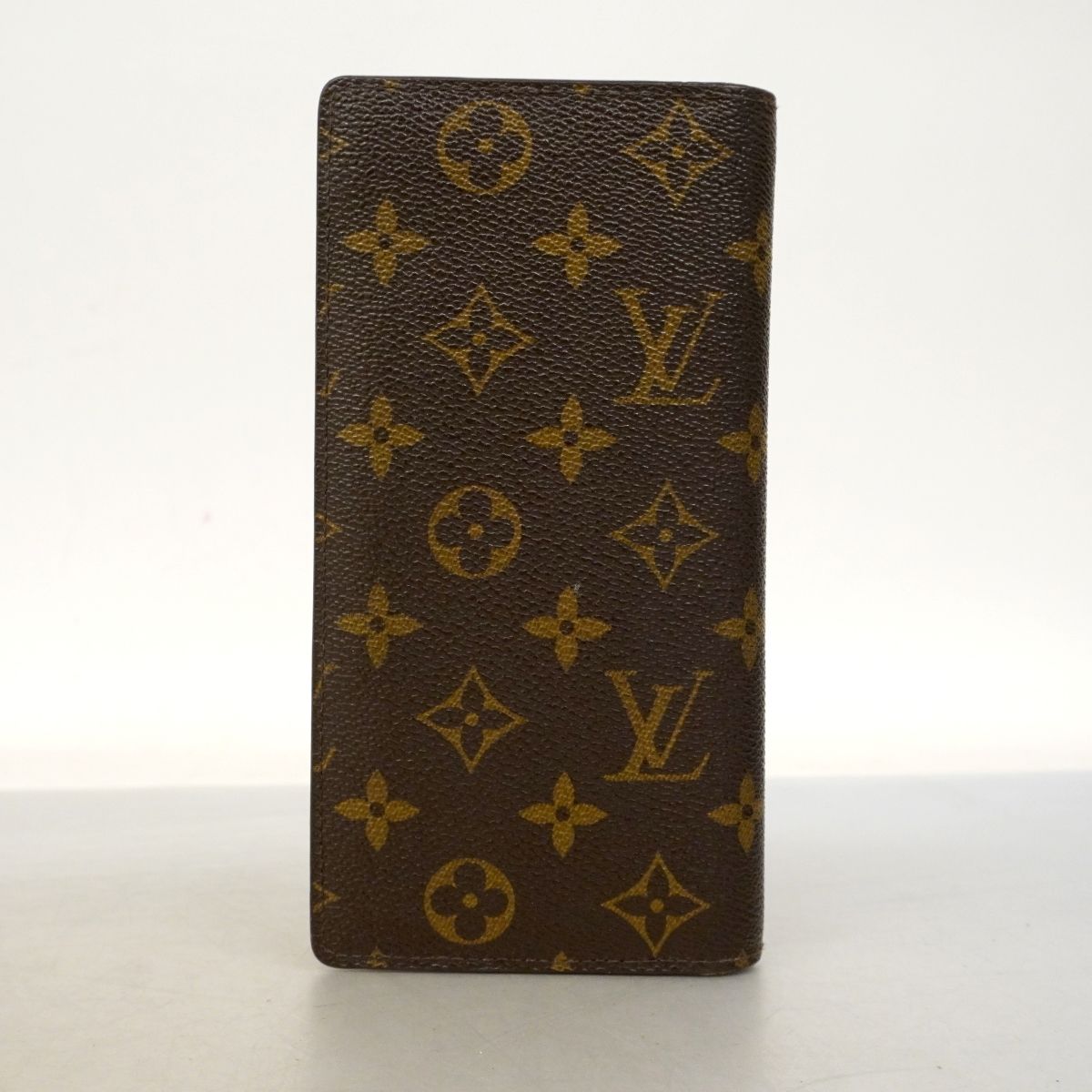 Louis Vuitton Wallet Monogram Portefeuille Brazza Brown — view 8