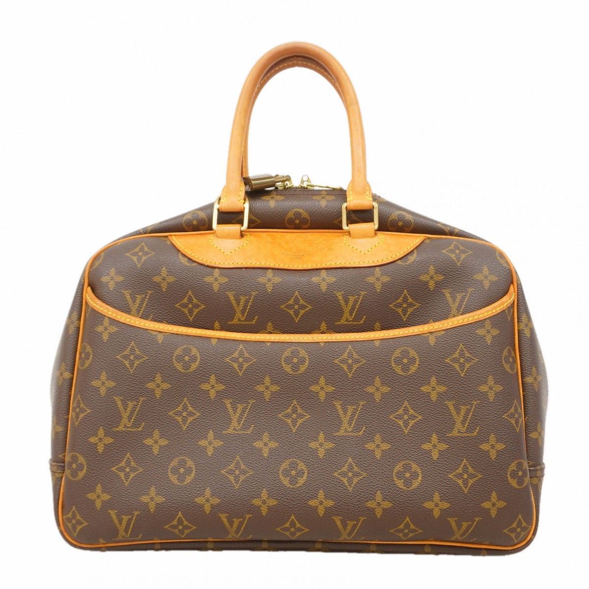 Louis Vuitton Handbag Monogram Deauville Brown