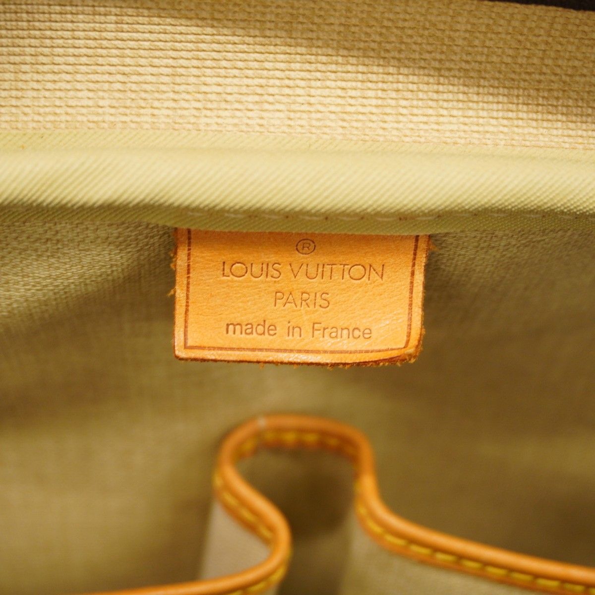 Louis Vuitton Handbag Monogram Deauville Brown — view 5