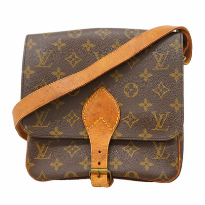 Louis Vuitton Shoulder Bag Monogram Cartouchiere MM Brown