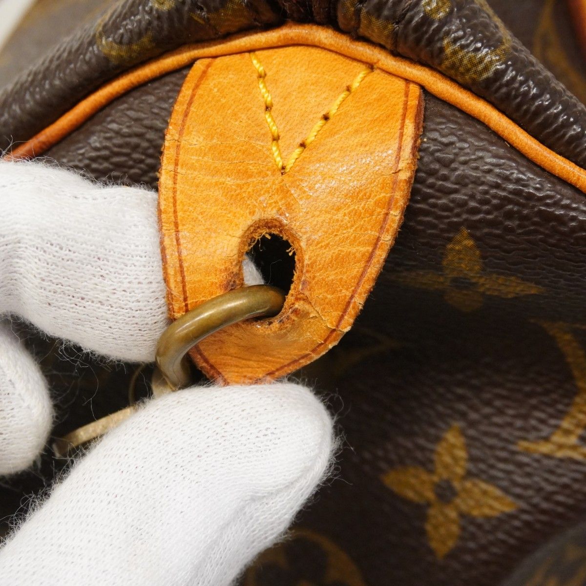 Louis Vuitton Handbag Monogram Speedy 25 Brown — view 8