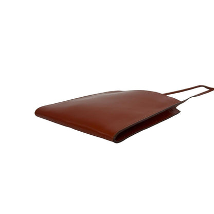 Hermes Omenitu Vintage Leather Shoulder Bag Mini Pochette Crossbody Brown — view 8