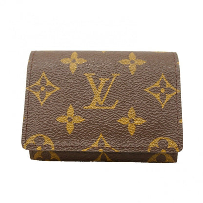 Louis Vuitton Card Case Monogram Envelope Carte de Visite Brown