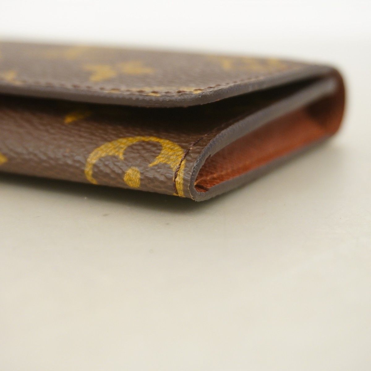 Louis Vuitton Card Case Monogram Envelope Carte de Visite Brown — view 5