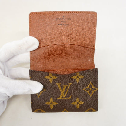 Louis Vuitton Card Case Monogram Envelope Carte de Visite Brown — view 3