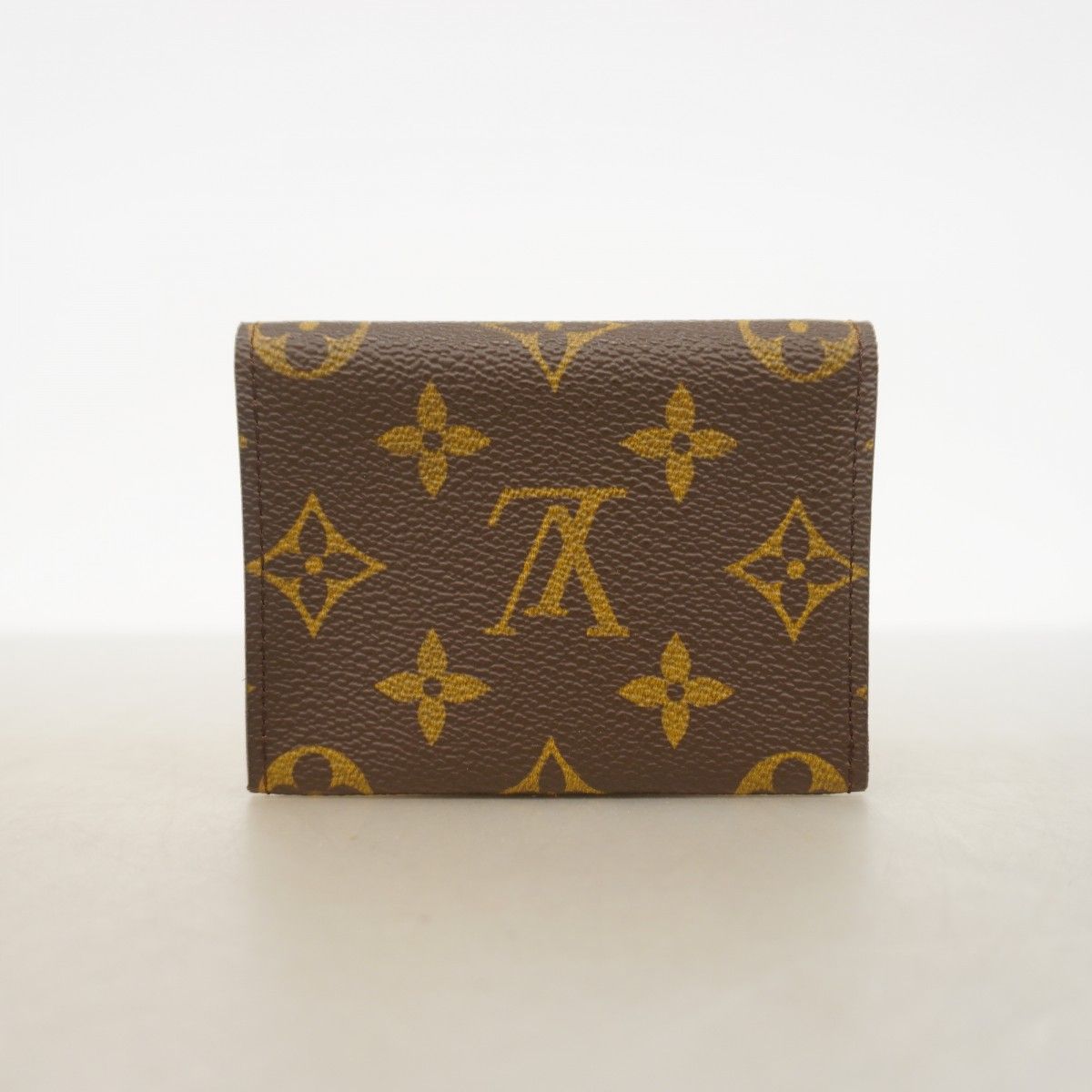 Louis Vuitton Card Case Monogram Envelope Carte de Visite Brown — view 7