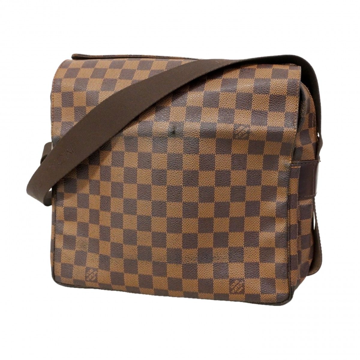 Louis Vuitton Shoulder Bag Damier Naviglio Ebene