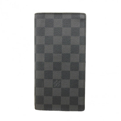 Louis Vuitton Wallet Damier Graphite Portefeuille Brazza Black