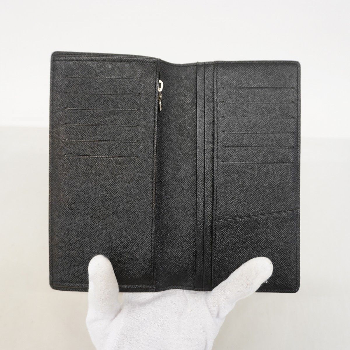 Louis Vuitton Wallet Damier Graphite Portefeuille Brazza Black — view 3