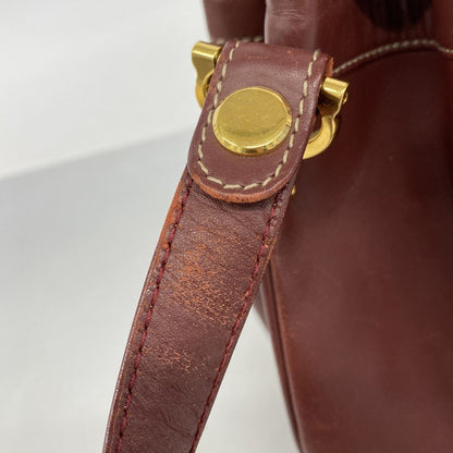 Cartier Shoulder Bag Must Leather Bordeaux Gold — view 9