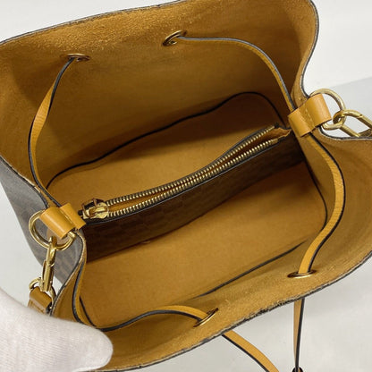 Louis Vuitton Shoulder Bag Damier Neo Noe Ebene Saffron — view 4