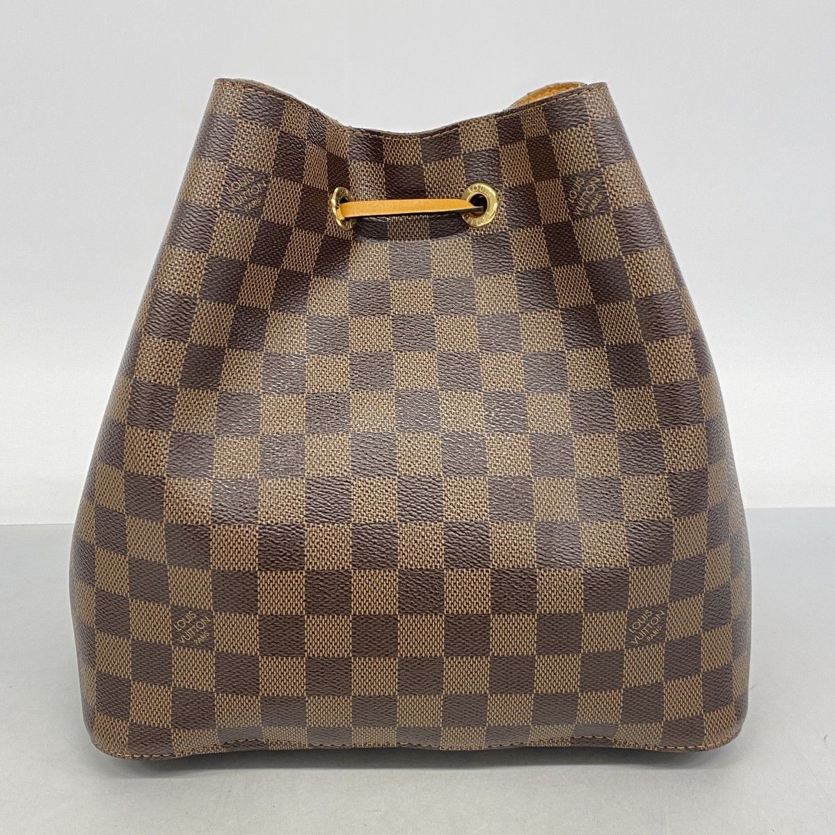 Louis Vuitton Shoulder Bag Damier Neo Noe Ebene Saffron — view 9