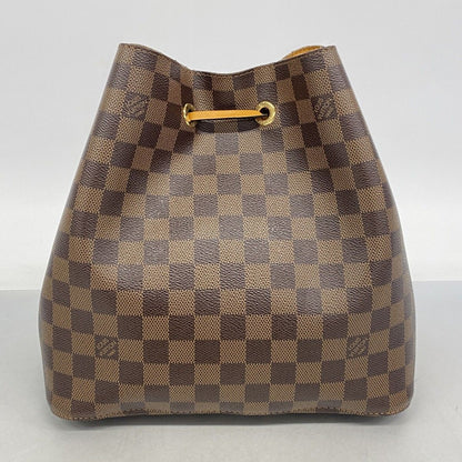 Louis Vuitton Shoulder Bag Damier Neo Noe Ebene Saffron — view 9