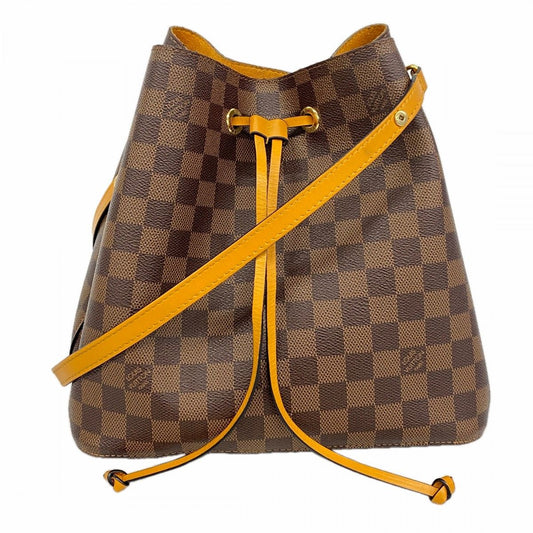 Louis Vuitton Shoulder Bag Damier Neo Noe Ebene Saffron