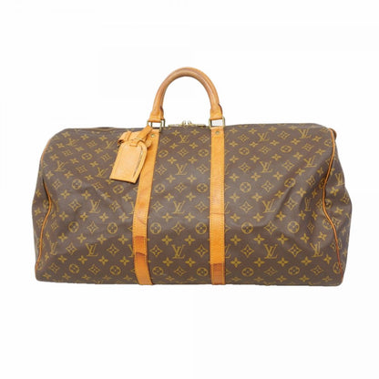 Louis Vuitton Boston Bag Monogram Keepall 55 Brown