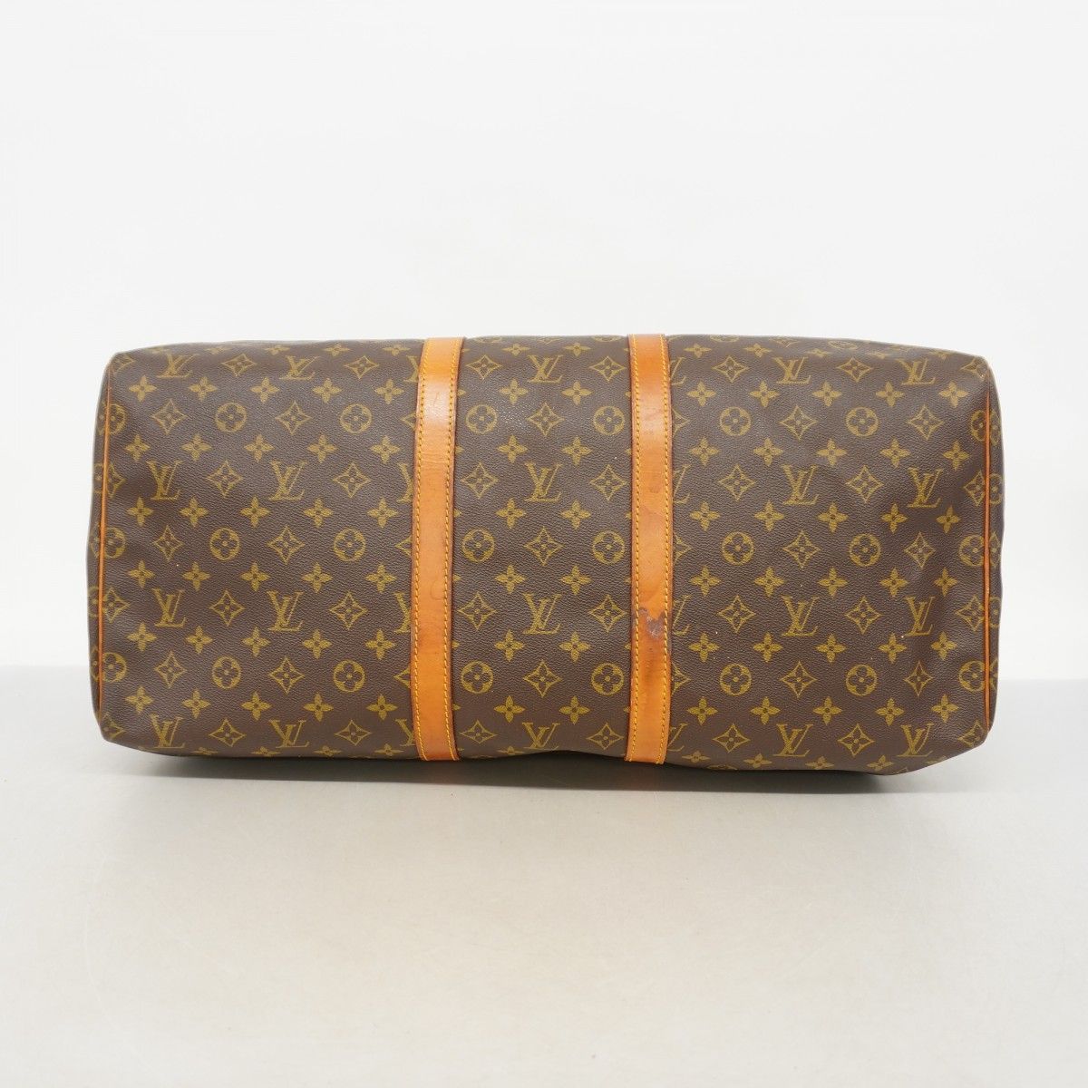 Louis Vuitton Boston Bag Monogram Keepall 55 Brown — view 3