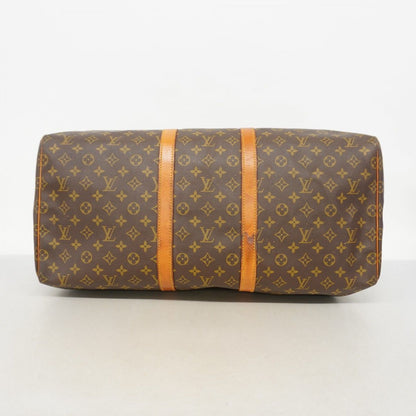 Louis Vuitton Boston Bag Monogram Keepall 55 Brown — view 3