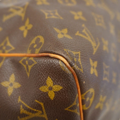 Louis Vuitton Boston Bag Monogram Keepall 55 Brown — view 7