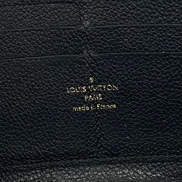 Louis Vuitton Wallet Monogram Empreinte Zippy Noir — view 4