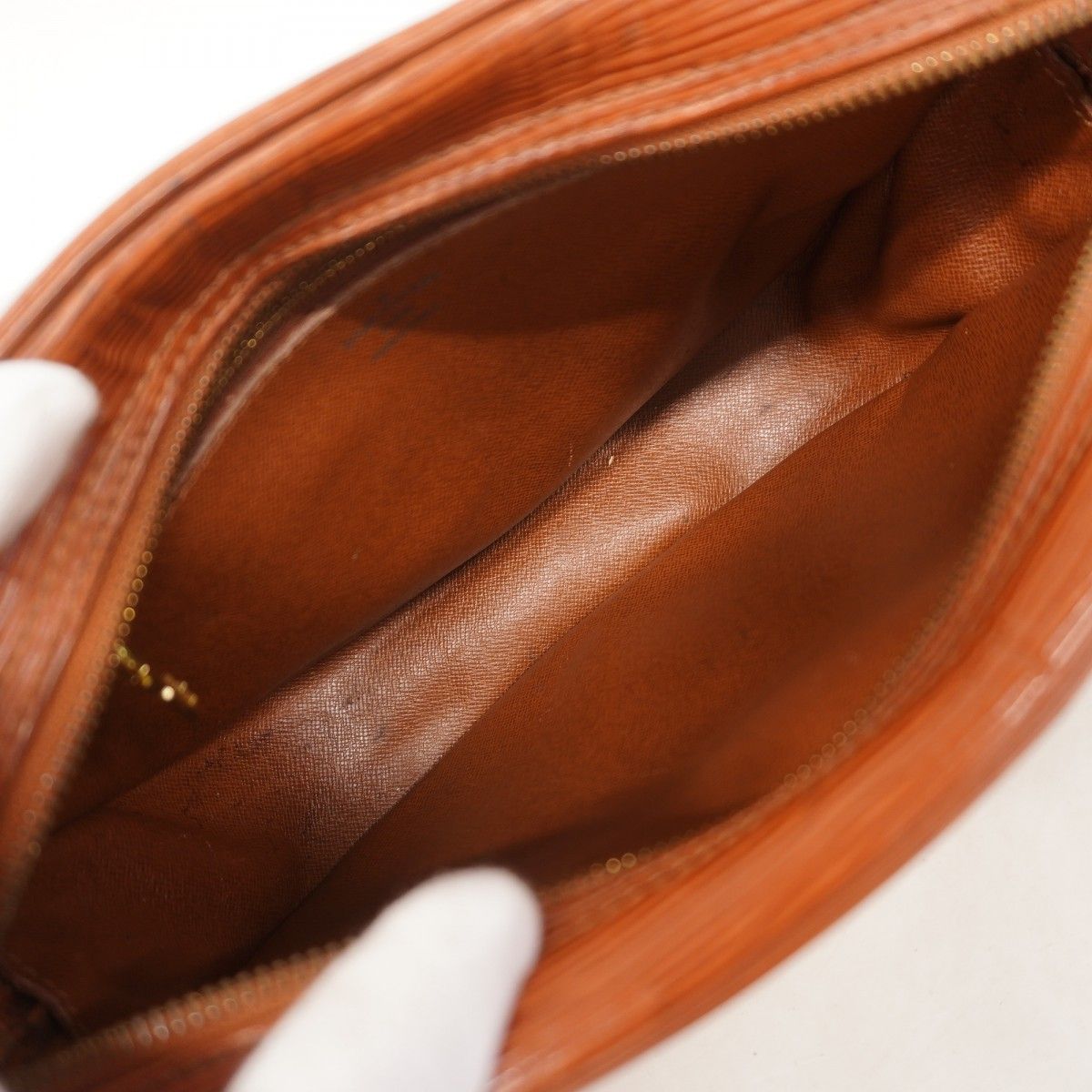 Louis Vuitton Shoulder Bag Epi Jeune Fille Kenya Brown — view 4