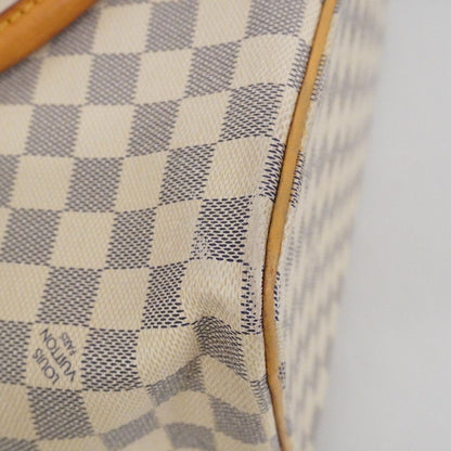Louis Vuitton Handbag Damier Azur Saleya MM White — view 7