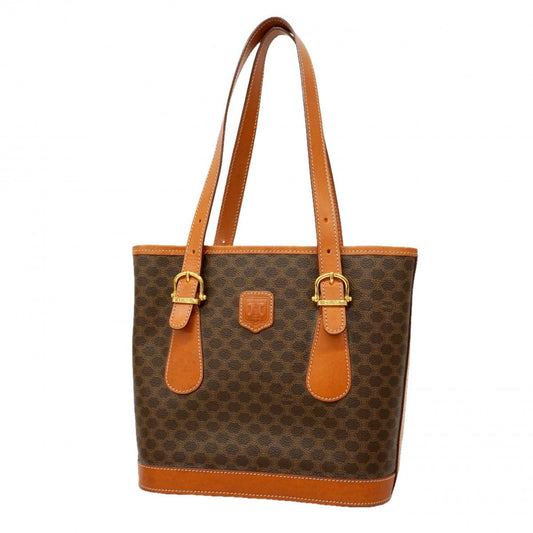 Celine Tote Macadam Brown Gold