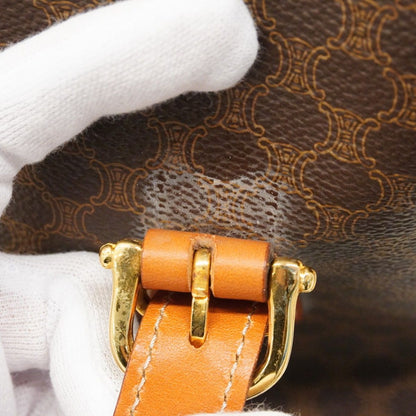 Celine Tote Macadam Brown Gold — view 7