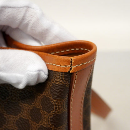 Celine Tote Macadam Brown Gold — view 6